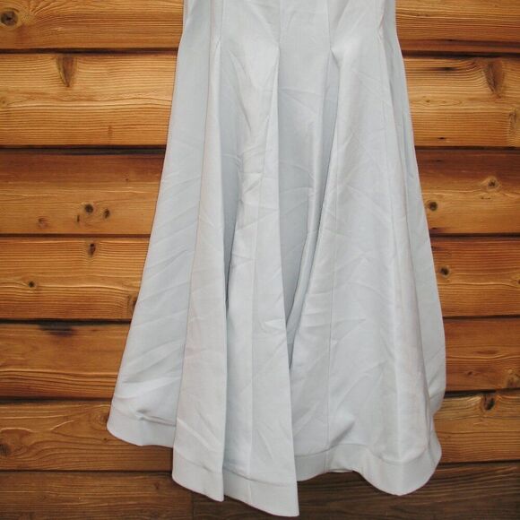 Mac Duggal 11810 Womens Blue Crepe One Shoulder Gown Dress With Flower - Picture 9 of 14